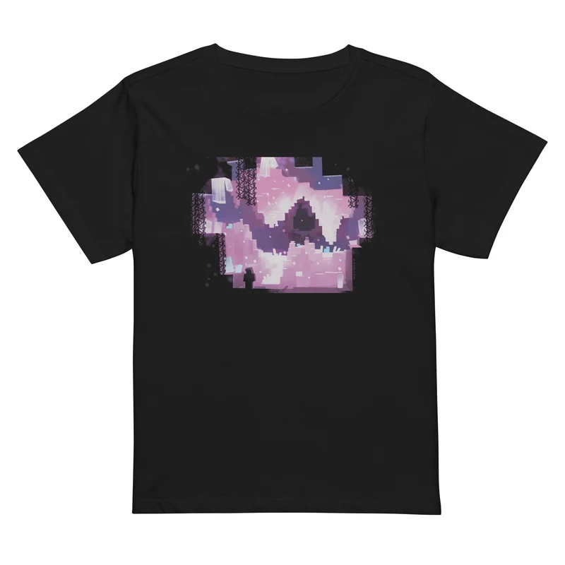 Image of Minecraft Limited Loot Crystal Cave High Waisted Women's T-Shirt