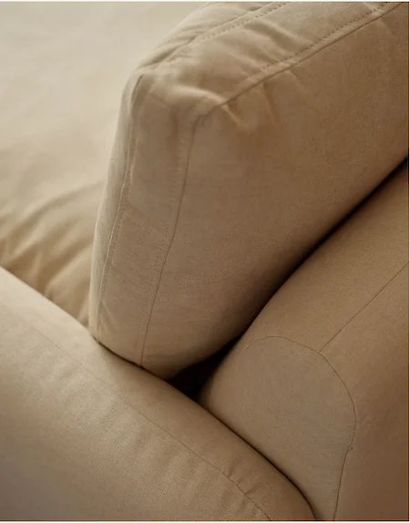 The Sink Down Sectional in Sand