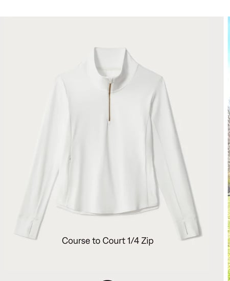 Course to Court 1/4 Zip