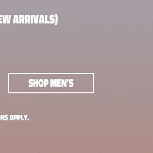 Up to 50% off, Even New Arrivals Shop Men's