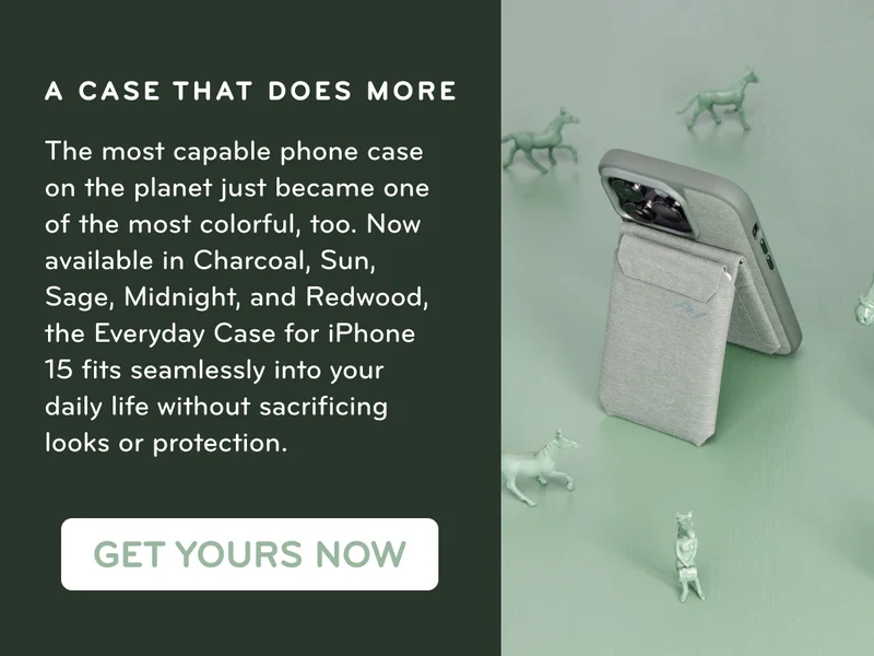 A closer look at the Sage iPhone 15 Pro Everyday Case.