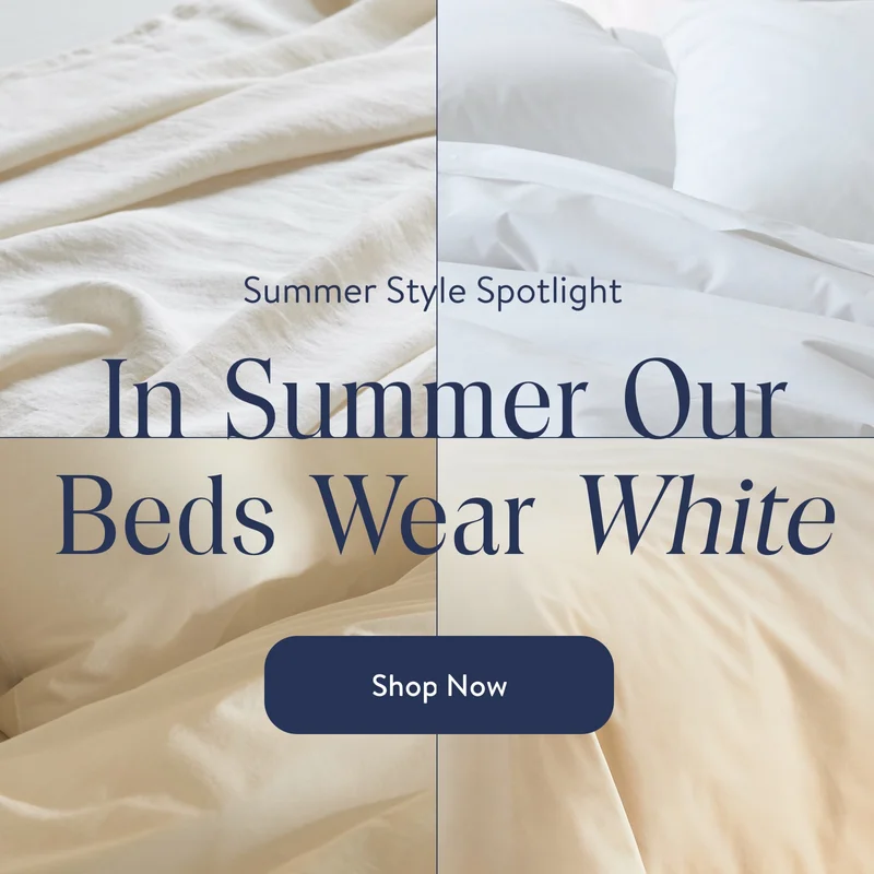 In Summer Our Beds Wear White