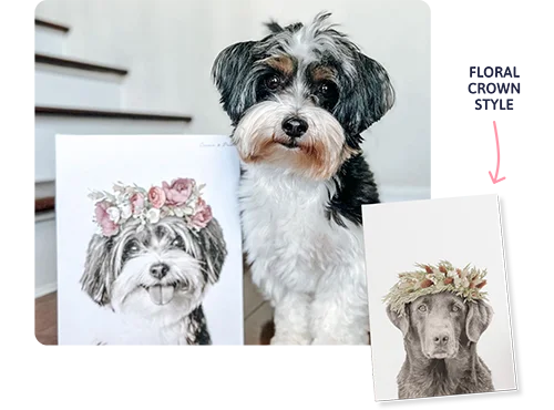Floral Crown Pet Portraits