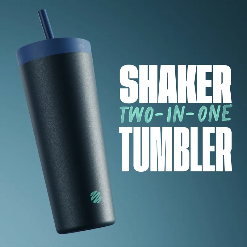 2-in-1 Shaker Tumbler