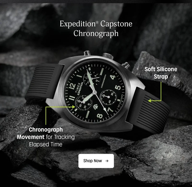 Shop Now (Expedition Capstone Chronograph) - Timex