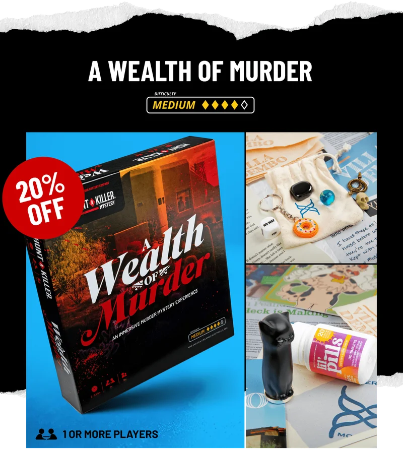 20% OFF A WEALTH OF MURDER