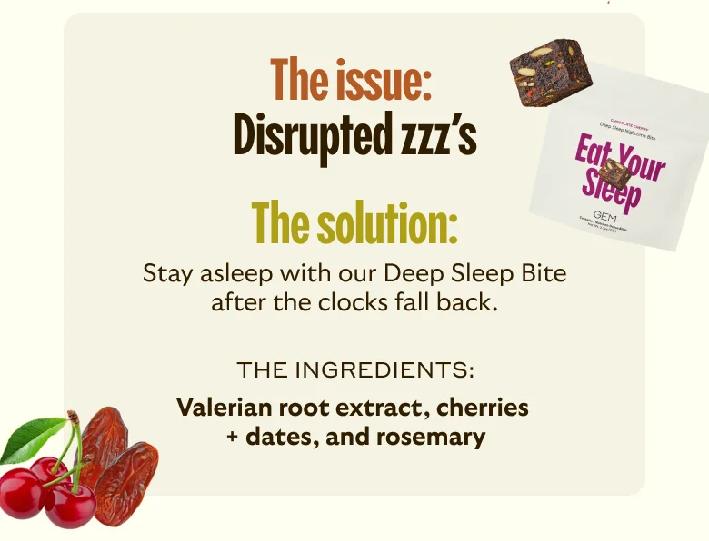 The issue: Disrupted sleep