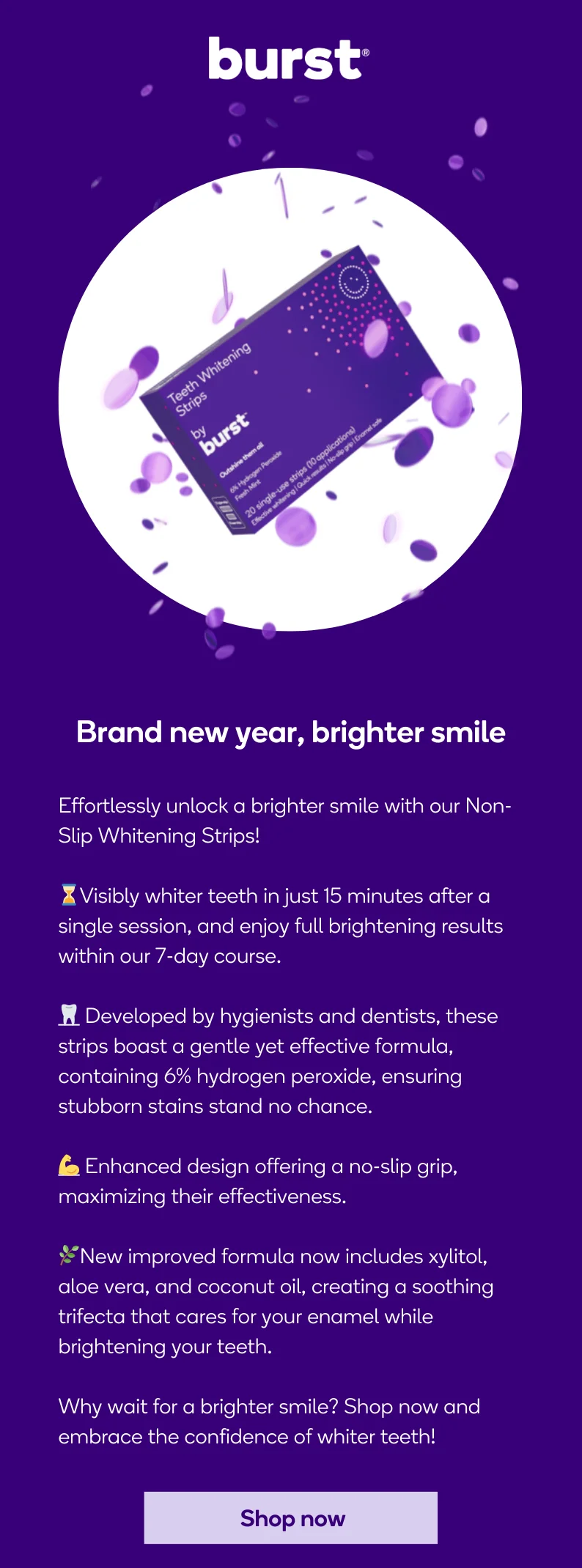 Shop Teeth Whitening Strips by BURST
