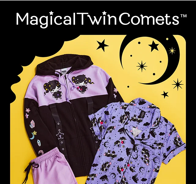 Magical Twin Comets. Meet The Dark, Witchy Sanrio Duo. Shop Now