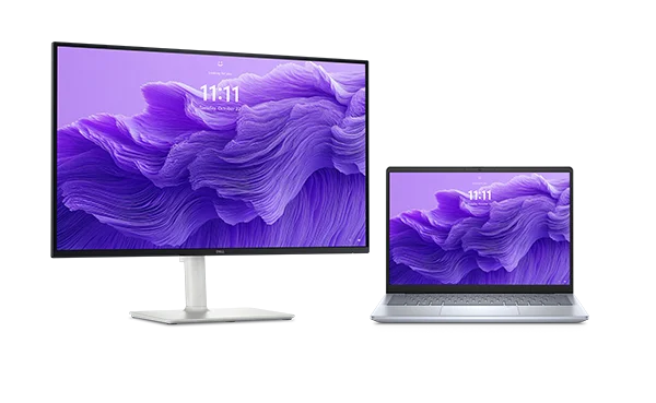 Inspiron 14 5000 Series Non-Touch Notebook and S2725QS 27-inch Monitor