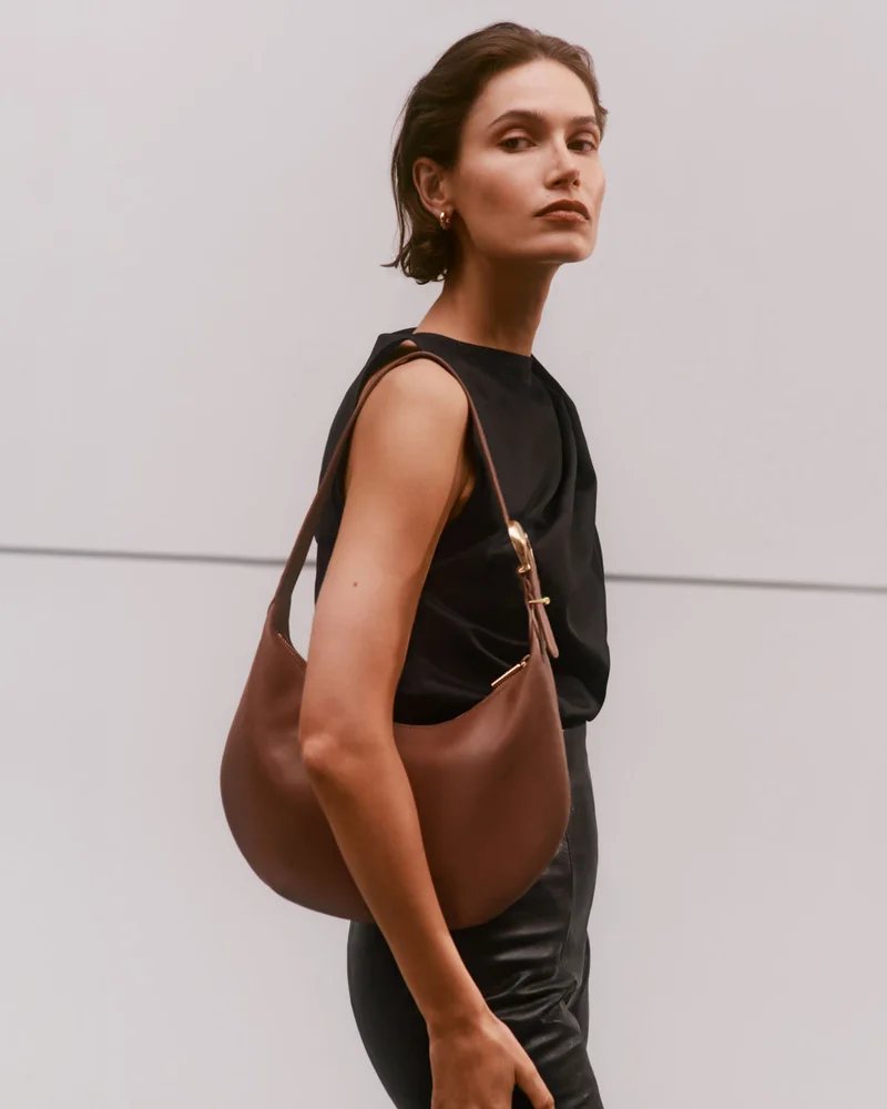 Celestia Shoulder Bag Dark Chestnut