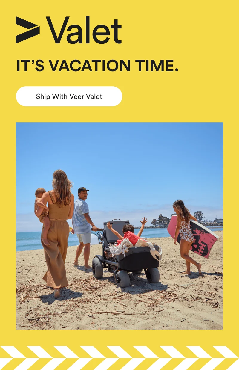 valet - it’s vacation time. - ship with veer valet