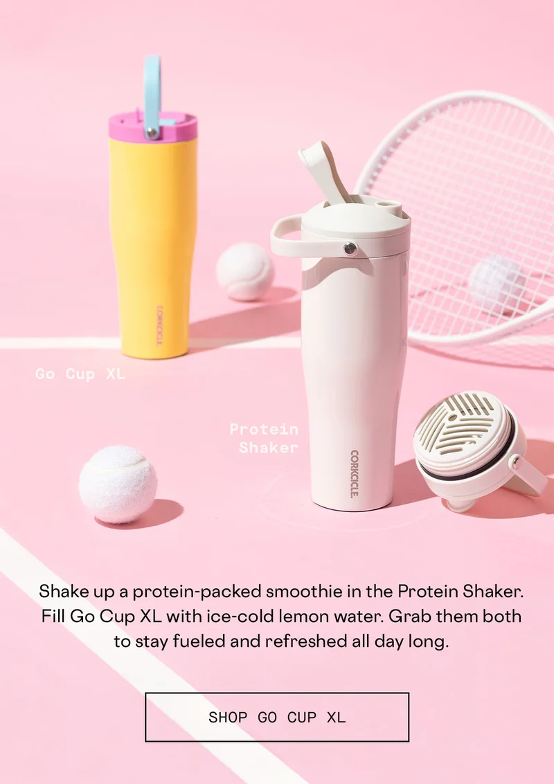 Go Cup XL + Protein Shaker are the perfect match