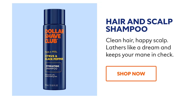 Hair and Scalp Shampoo – Clean hair, happy scalp. Lathers like a dream and keeps your mane in check.