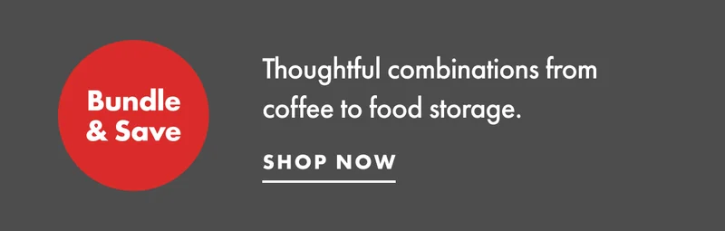 Thougthful combination from coffee to food storage. Shop now.