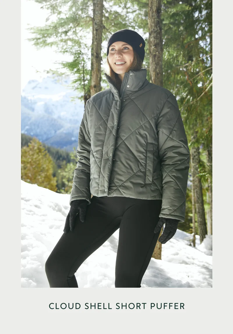 Cloud Shell Short Puffer
