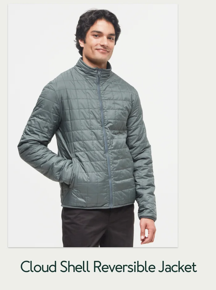 Cloud Shell Reversible Jacket