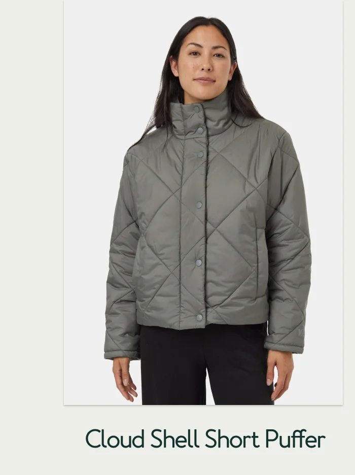 Cloud Shell Short Puffer