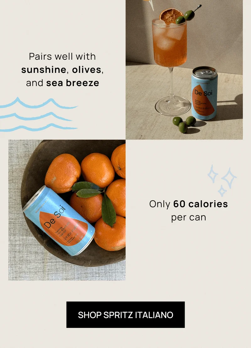🌞🫒🌊 Pairs well with sunshine, olives, and sea breeze ✨ Only 60 calories per can