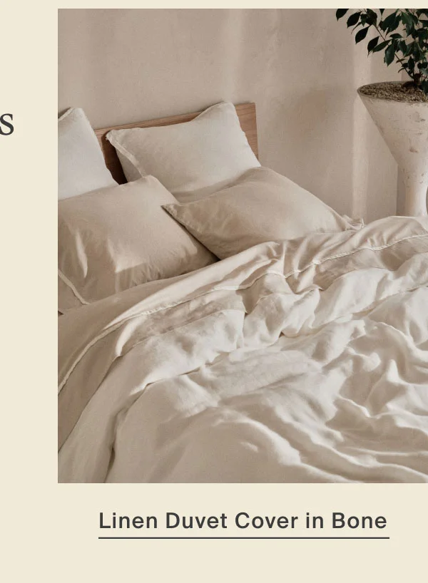 Save on Linen Duvet Cover