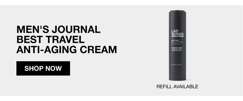 MEN'S JOURNAL BEST TRAVEL ANTI-AGING CREAM | SHOP NOW | REFILL AVAILABLE