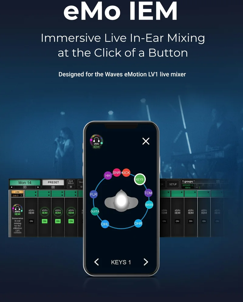 Immersive In-Ear Mixing for eMotion LV1