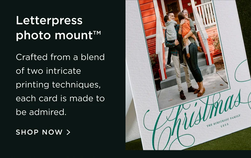 Letterpress Photo Mount™