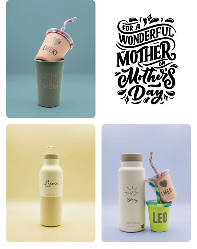 Bottles, Cups, Mugs and Tumblers for Mom