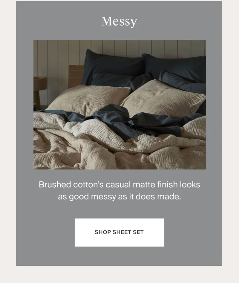 Shop Brushed Cotton Sheet Set