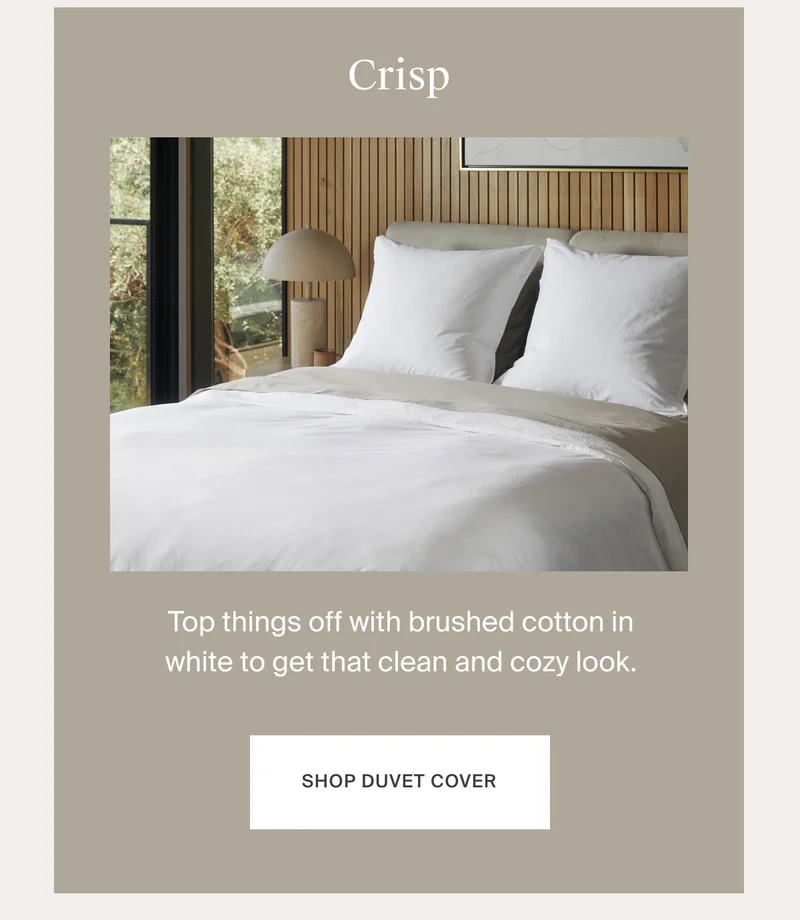Shop Brushed Cotton Duvet Cover