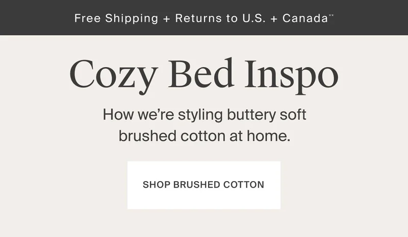 Shop Brushed Cotton Bedding