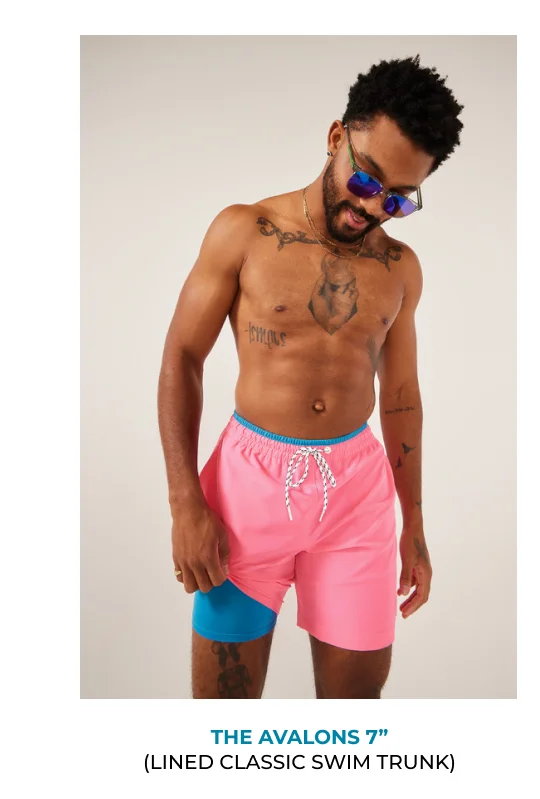 Lined Classic Swim Trunk: The Avalons 7"