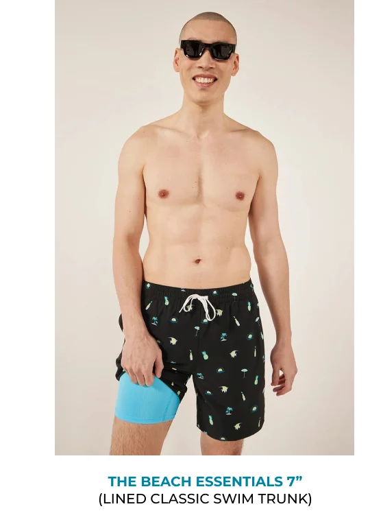 Lined Classic Swim Trunk: The Beach Essentials 7"