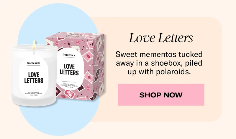 Love Letters | Sweet mementos tucked away in a shoebox, piled up with polaroids. | Shop Now