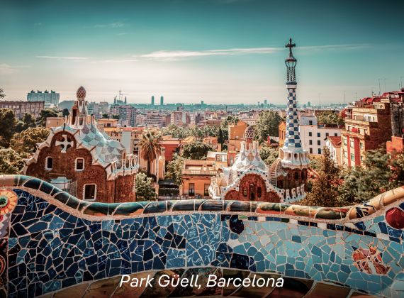 Pictured: Park Guell, Barcelona – Click to View Cruises & Book Now Pictured: Park Guell, Barcelona – Click to View Cruises & Book Now