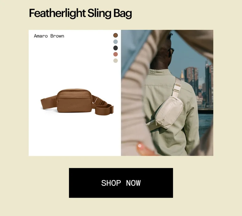 Featherlight Sling Bag