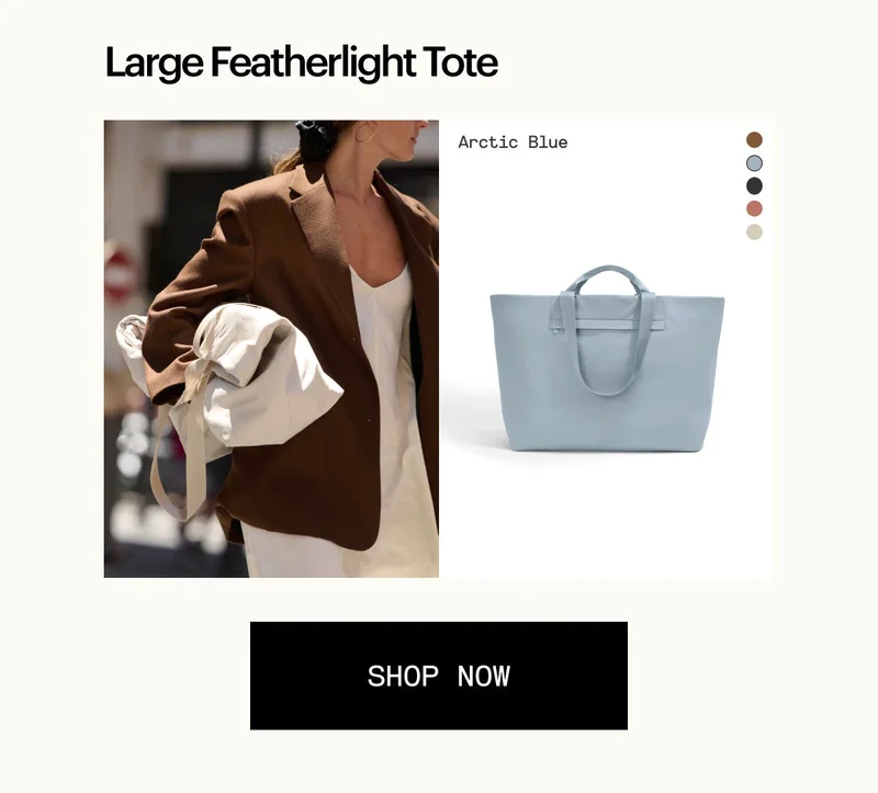 Large Featherlight Tote