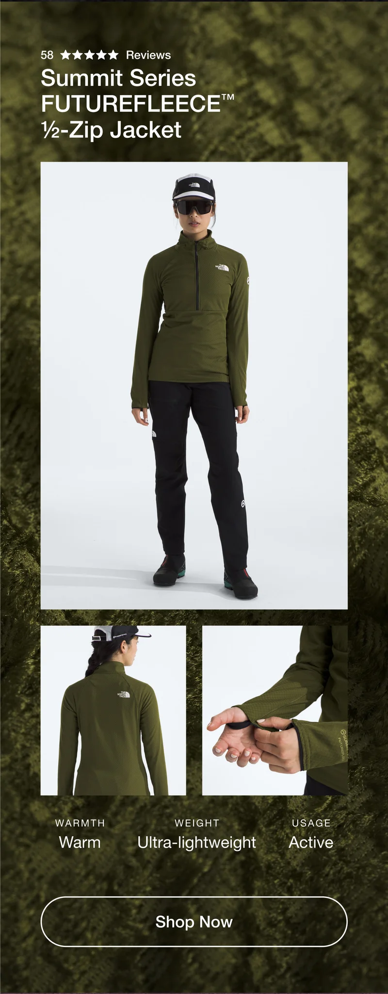 Summit Series FUTUREFLEECE 1/2-Zip Jacket