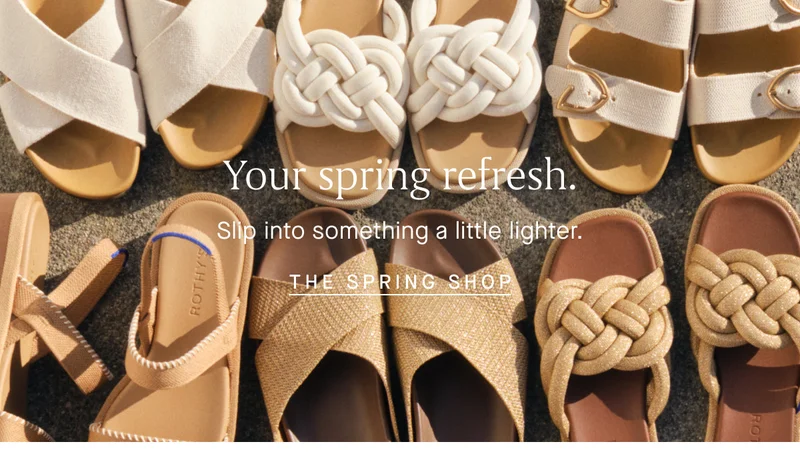 Your spring refresh. Slip into something a little lighter. THE SPRING SHOP