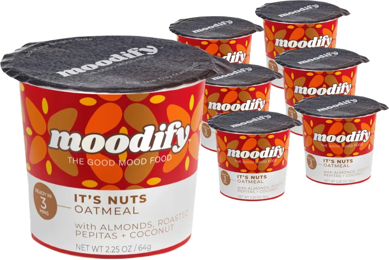 Image of Moodify It's Nuts Instant Oatmeal (6 Pack)