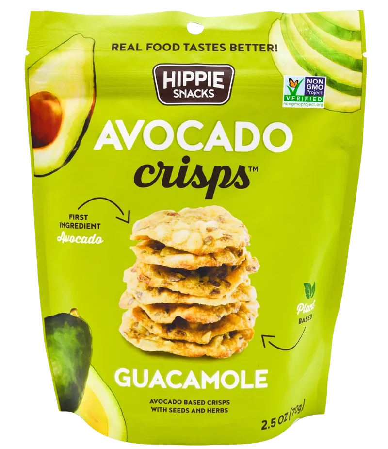 Image of Hippie Snacks Avocado Crisps Guacamole