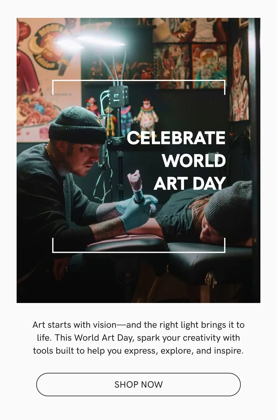Celebrate World Art Day | Shop Now
