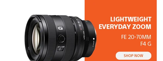 Lightweight everyday zoom FE 20-70mm F4 G shop now view ghallery