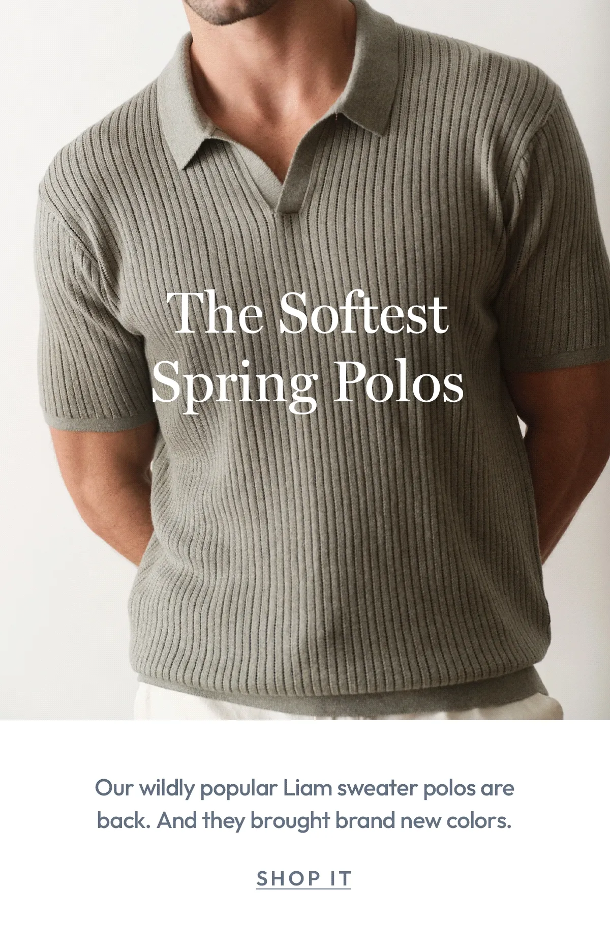 New Liam Sweater Polos are here