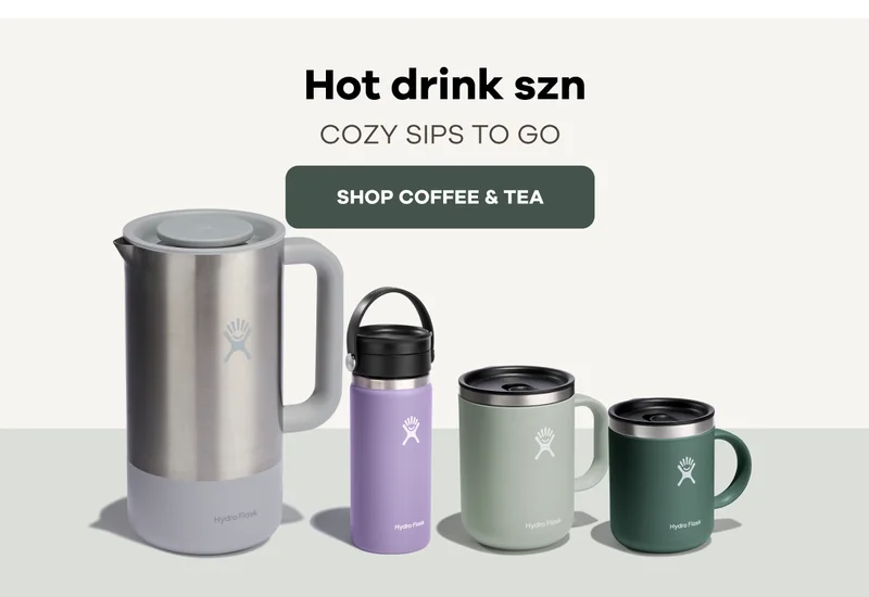 Hot drink szn. Cozy sips to go. | Shop Coffee & Tea