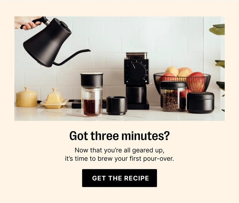 Got three minutes? Get the recipe