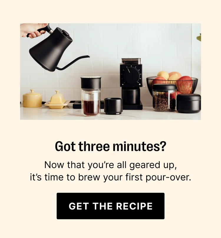 Got three minutes? Get the recipe