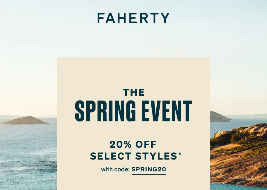 The Spring Event | 20% Off Select Styles