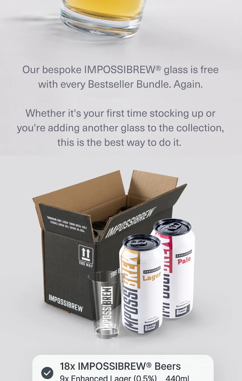 Get a free glass today with our best-selling bundle!