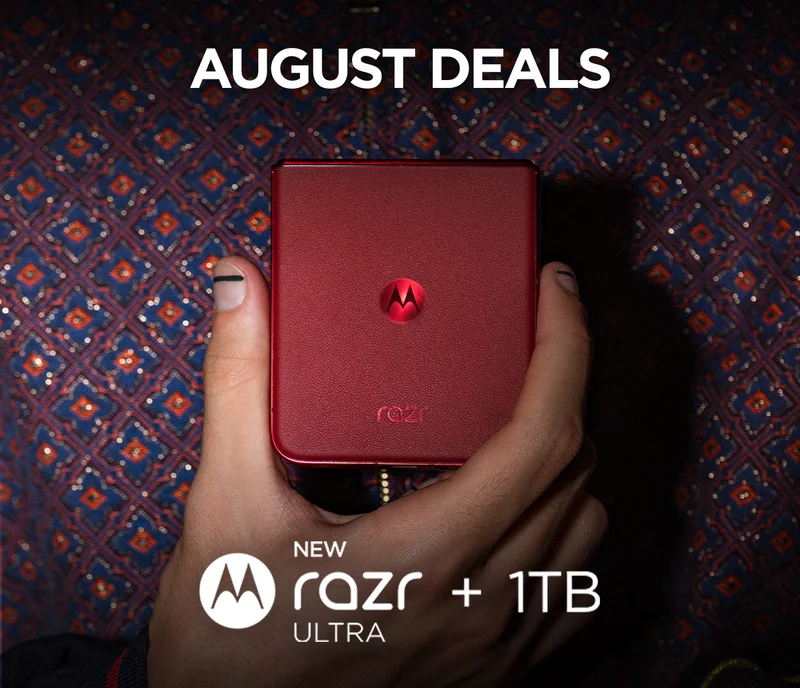 August Deals - new razr ultra + 1TB
